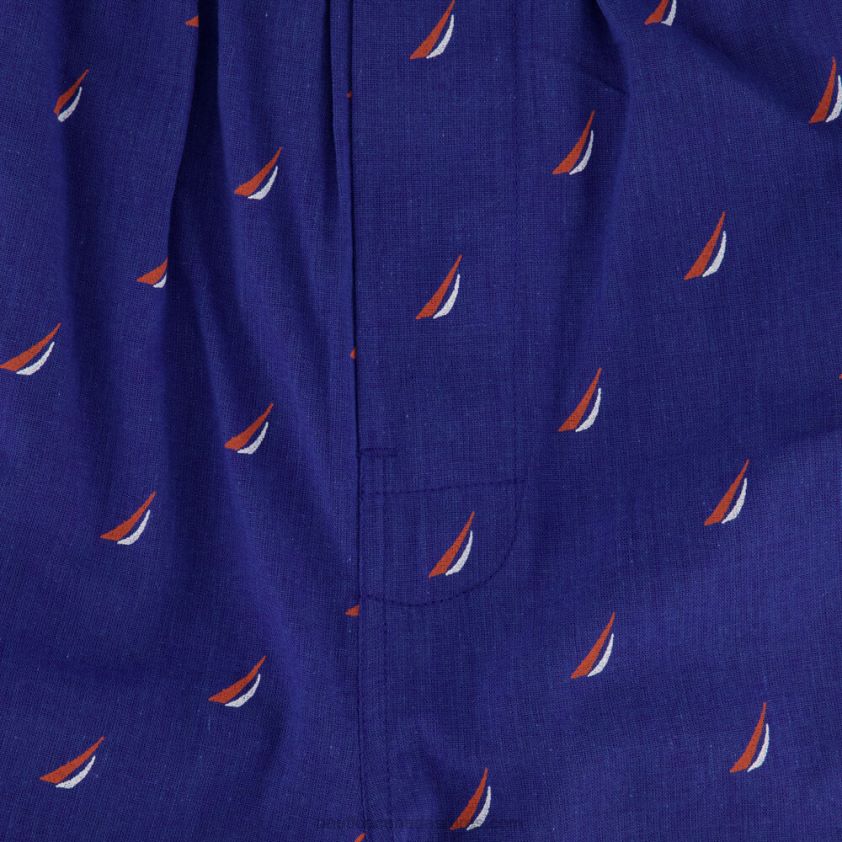 J-Class Print Woven Boxer Nautica Men Distressed Blue Wash R260HV154