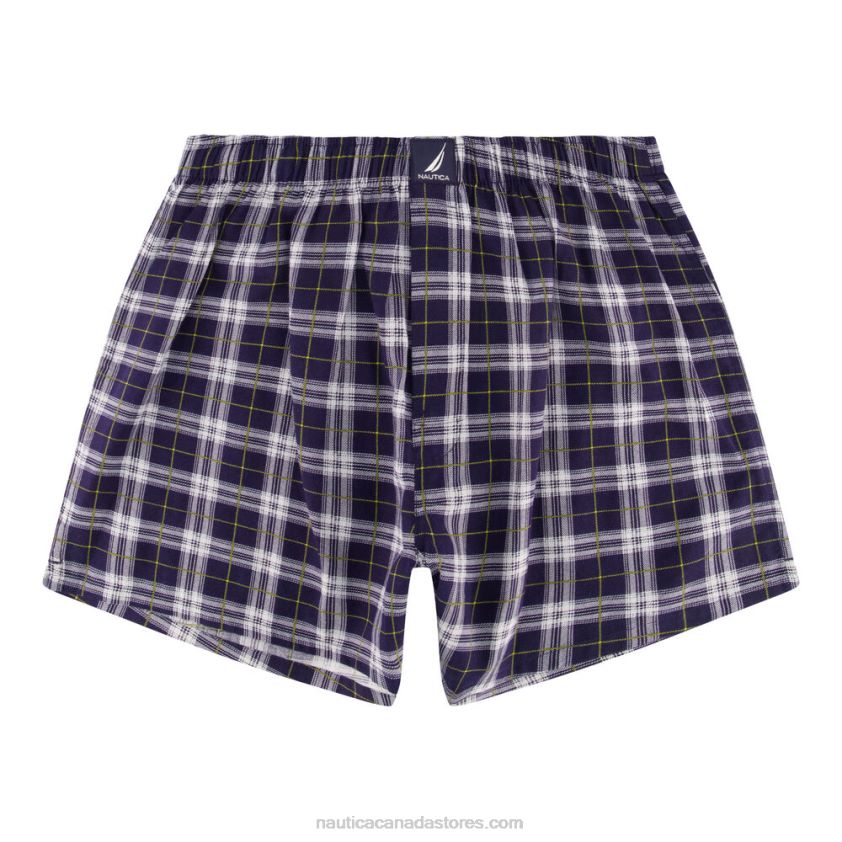 Plaid Woven Boxer Nautica Men Horizon Blue R260HV221