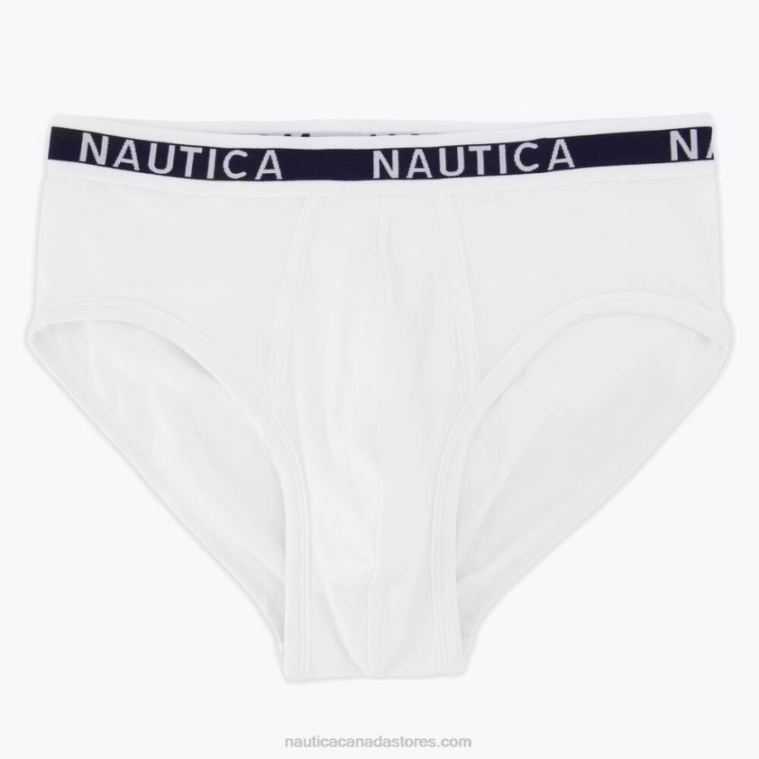 Stretch Cotton Briefs 3-Pack Nautica Men Charcoal T R260HV606