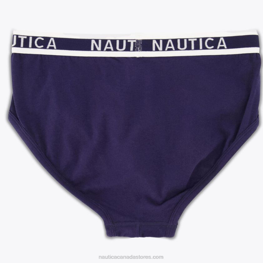 Stretch Cotton Briefs 3-Pack Nautica Men Charcoal T R260HV606