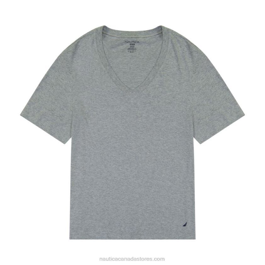 V-Neck T-Shirts 3-Pack Nautica Men Tan R260HV216