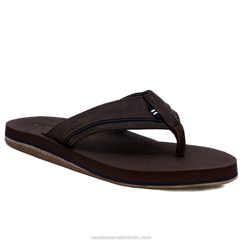 Clarkson Thong Sandal Nautica Men Chocolate R260HV380