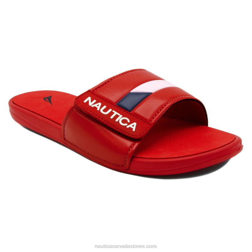 Colorblock Logo Slide Sandal Nautica Men Nautica Red R260HV563