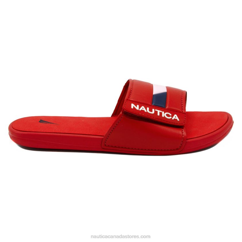 Colorblock Logo Slide Sandal Nautica Men Nautica Red R260HV563