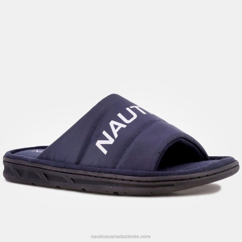 Logo Embossed Slide Sandal Nautica Men Ice Blue R260HV682