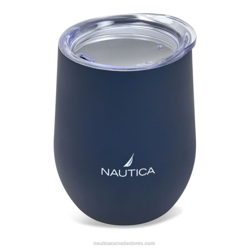 J-Class Logo Double-Walled Stainless Steel Tumbler Nautica Women Navy R260HV242