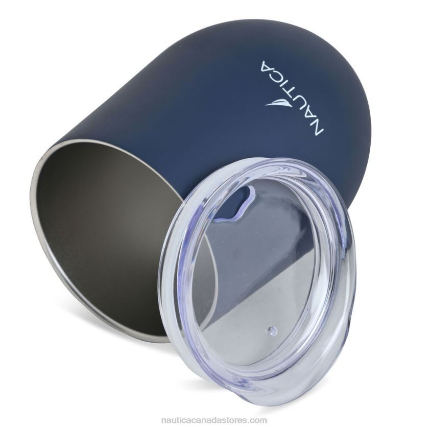 J-Class Logo Double-Walled Stainless Steel Tumbler Nautica Women Navy R260HV242