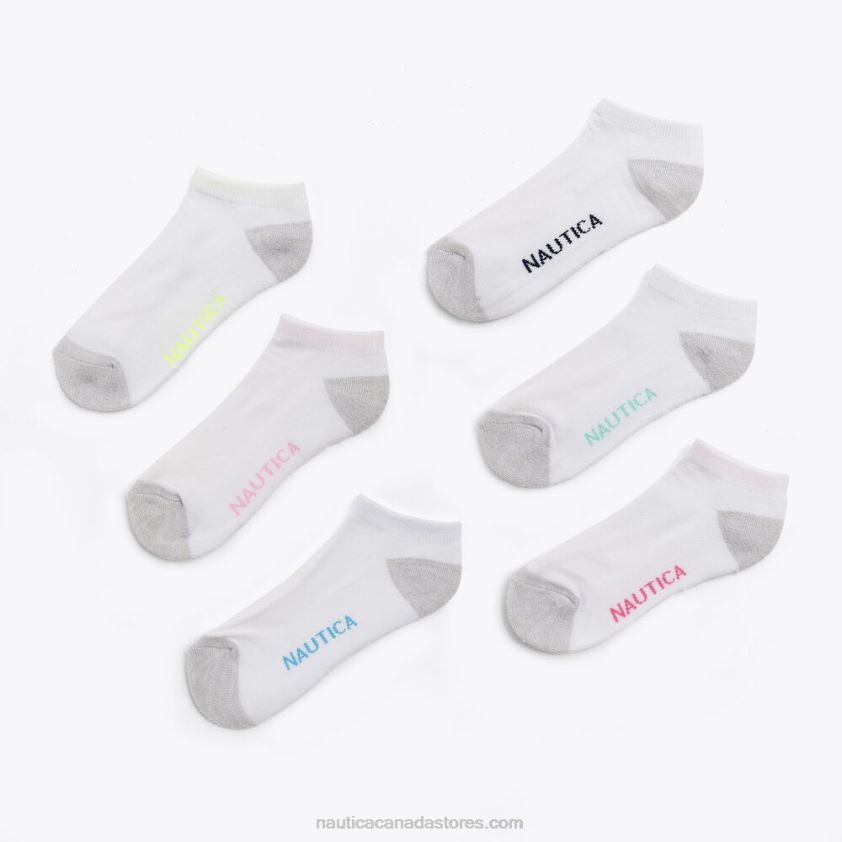 Athletic Low Cut Socks 6-Pack Nautica Women Multi R260HV797