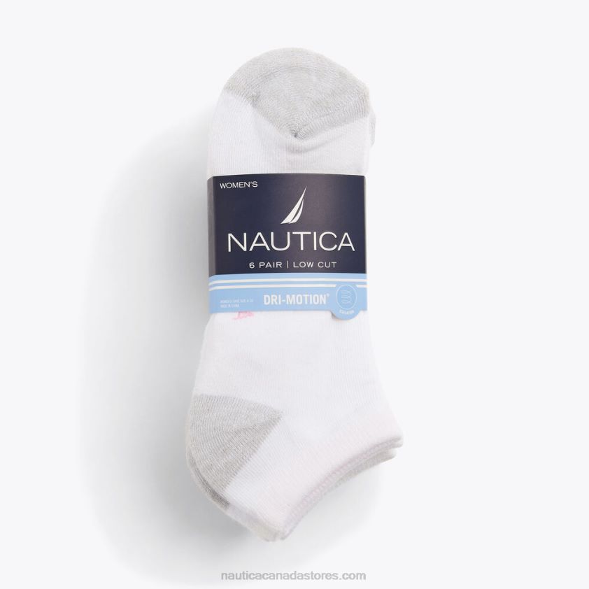 Athletic Low Cut Socks 6-Pack Nautica Women Multi R260HV797