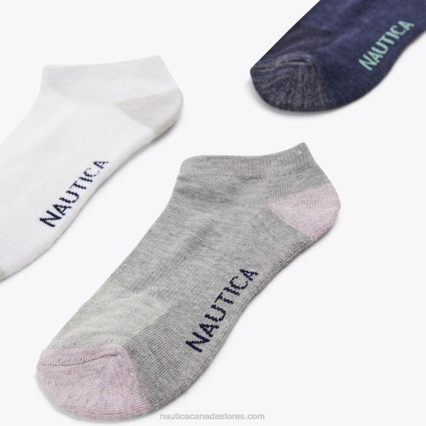 Athletic Low Cut Socks 6-Pack Nautica Women Multi R260HV802