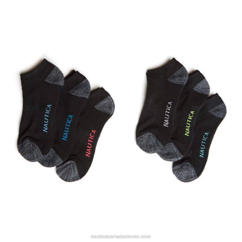 Athletic Low Cut Socks 6-Pack Nautica Women Multi R260HV838