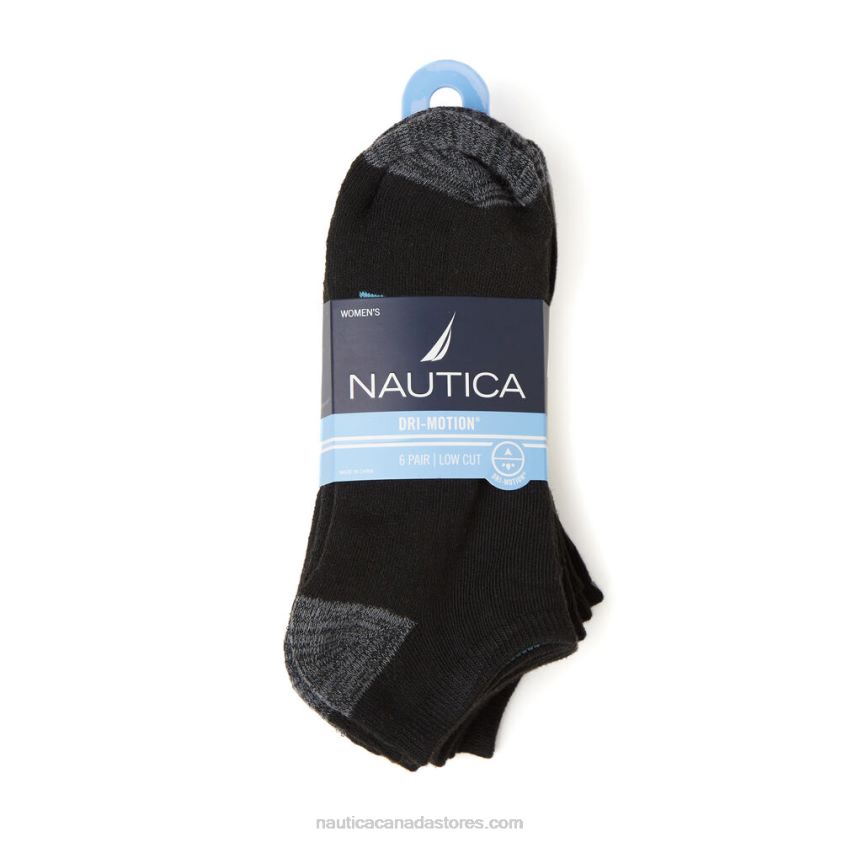 Athletic Low Cut Socks 6-Pack Nautica Women Multi R260HV838