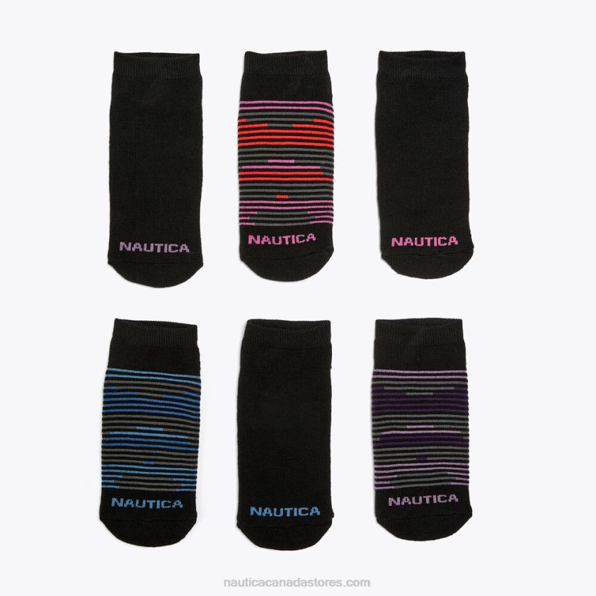 Athletic Low-Cut Socks Gift Box 6-Pack Nautica Women Multi R260HV949
