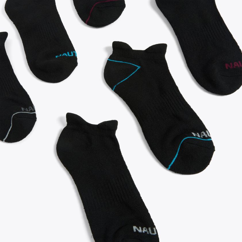 Athletic Tab Low-Cut Socks 6-Pack Nautica Women Multi R260HV825