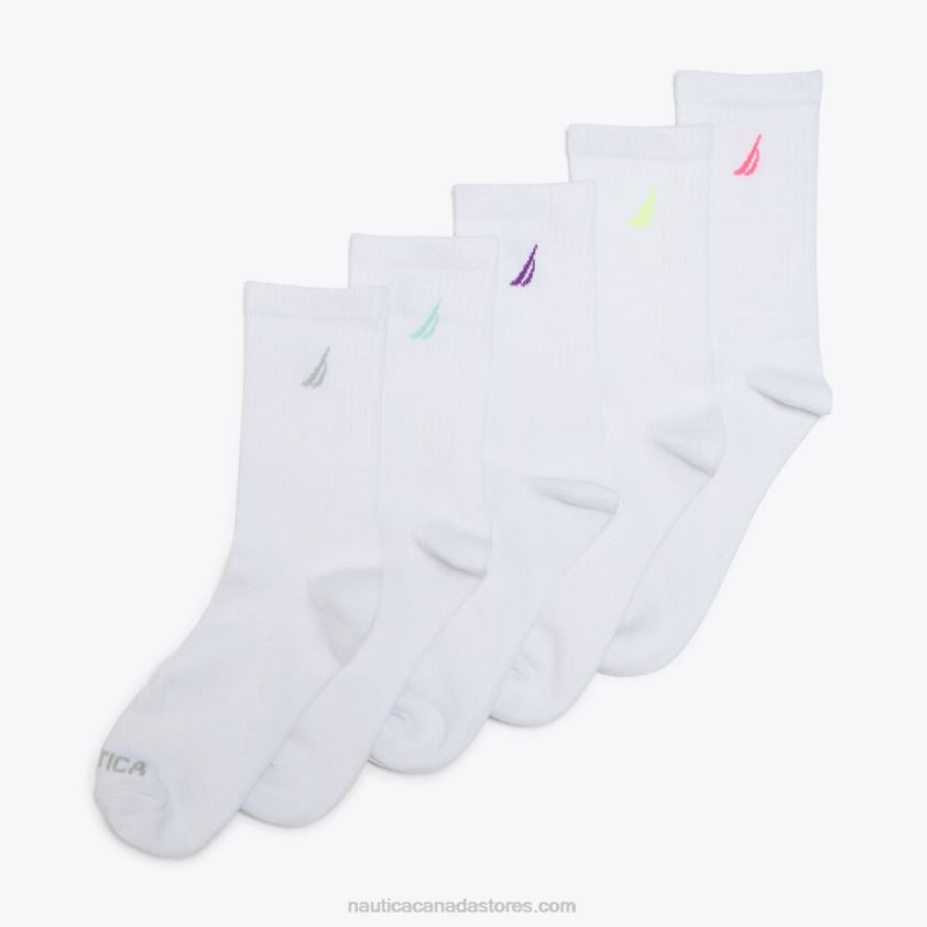 Crew Socks 5-Pack Nautica Women Multi R260HV818