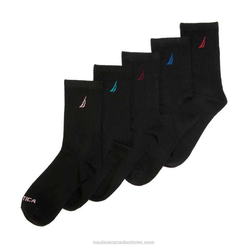 Crew Socks 5-Pack Nautica Women Multi R260HV822