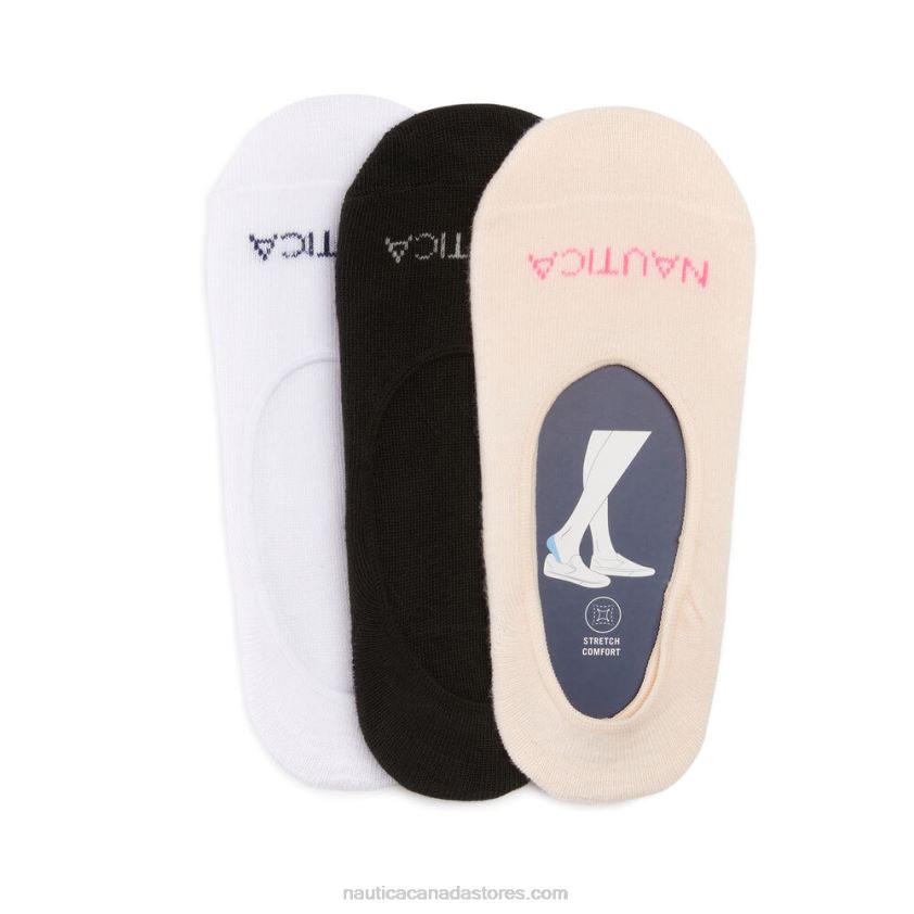 Cuff Liner Socks 3-Pack Nautica Women Multi R260HV829