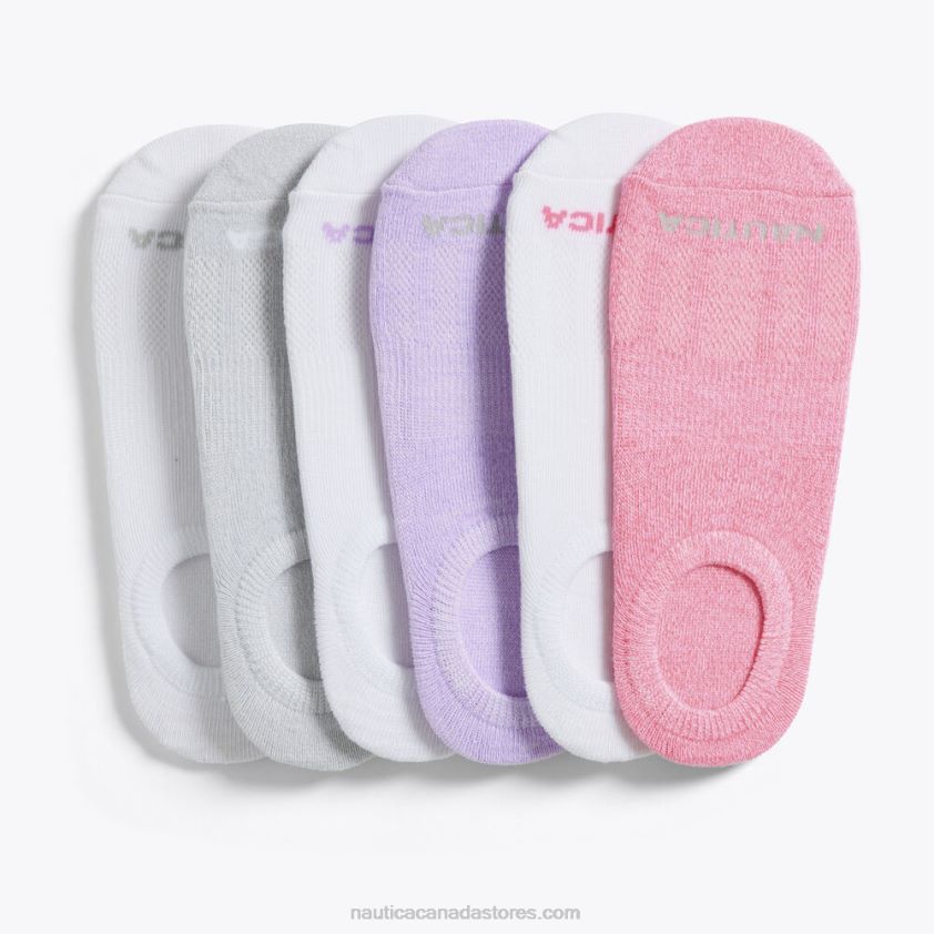 Cuff Liner Socks 6-Pack Nautica Women Multi R260HV792
