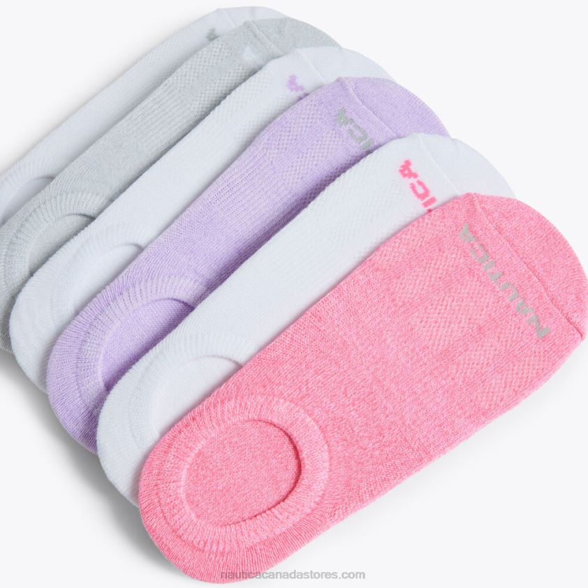 Cuff Liner Socks 6-Pack Nautica Women Multi R260HV792