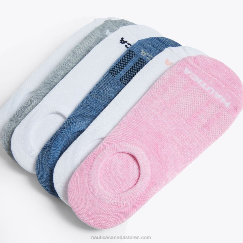 Cuff Liner Socks 6-Pack Nautica Women Multi R260HV805