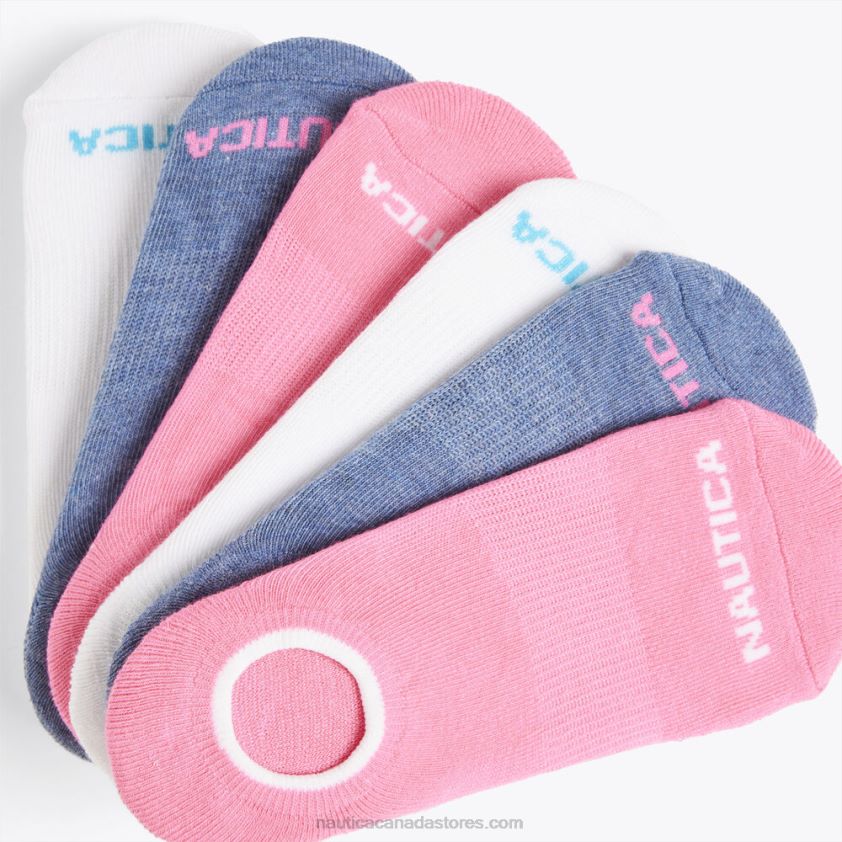 Stretch Liner Socks 6-Pack Nautica Women Multi R260HV853