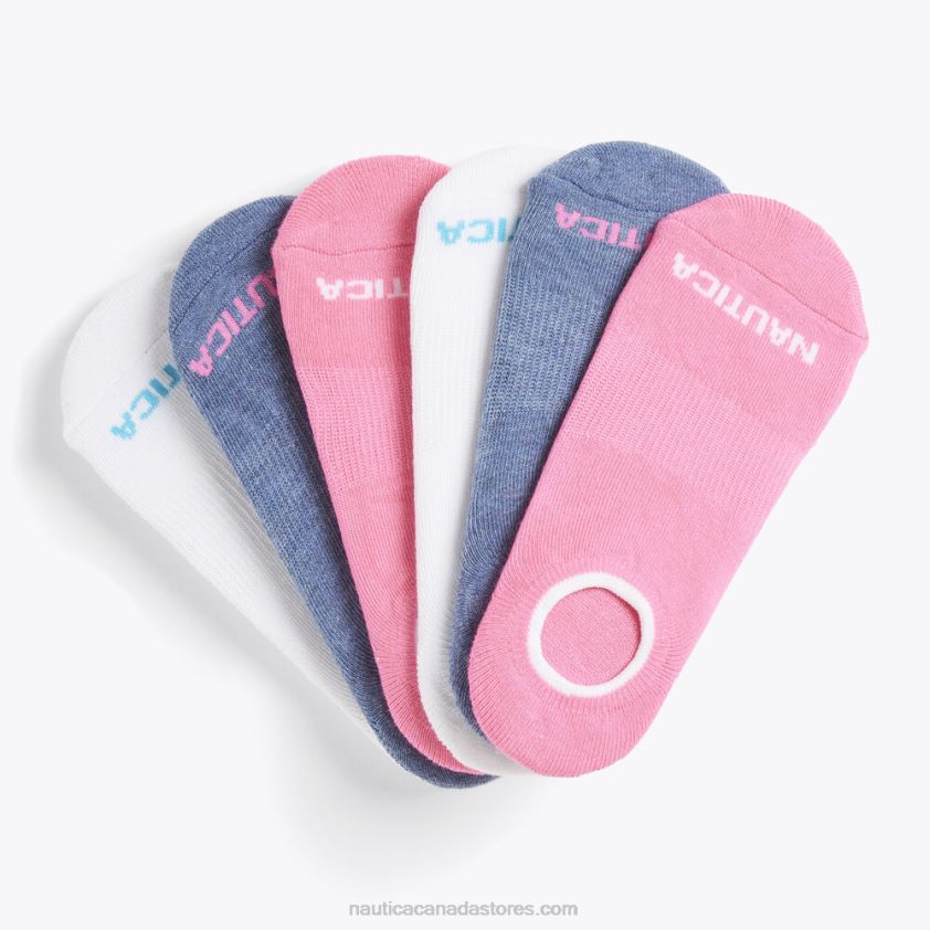 Stretch Liner Socks 6-Pack Nautica Women Multi R260HV853