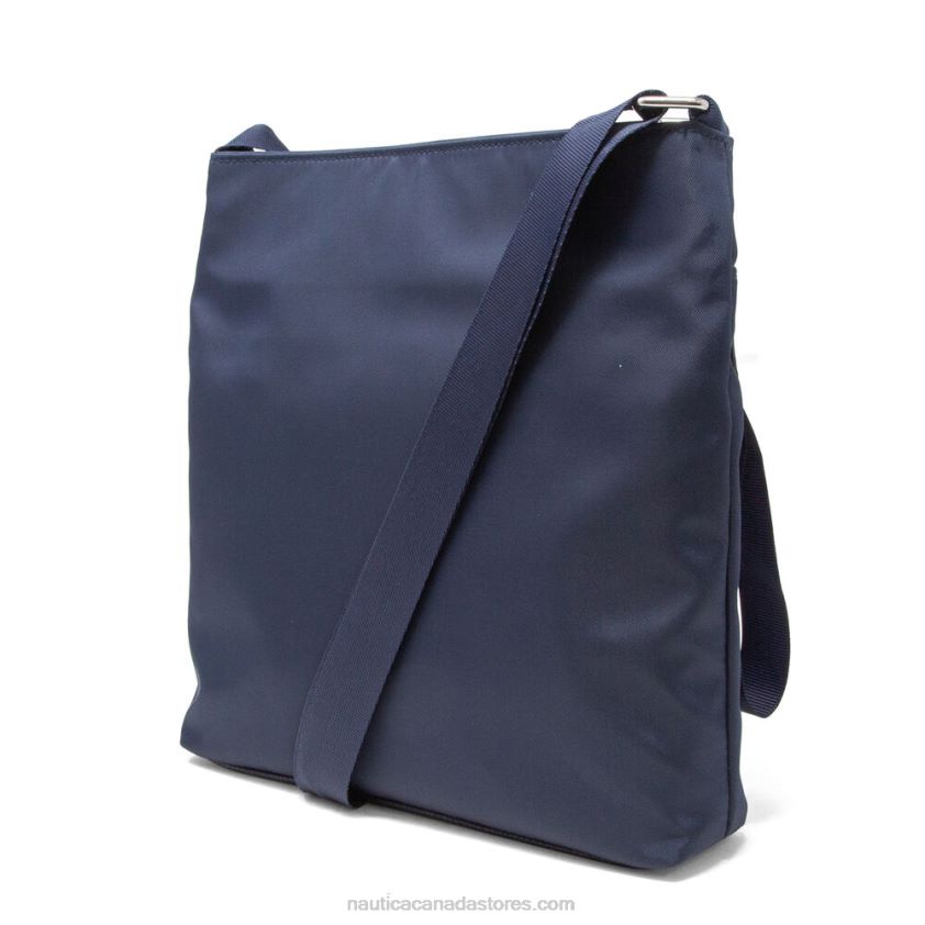 Diver Canvas Crossbody Bag Nautica Women Charcoal Blue Heather R260HV882