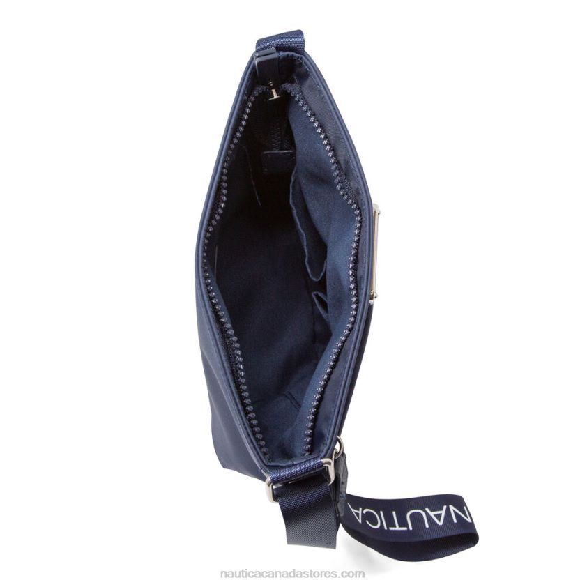 Diver Canvas Crossbody Bag Nautica Women Charcoal Blue Heather R260HV882