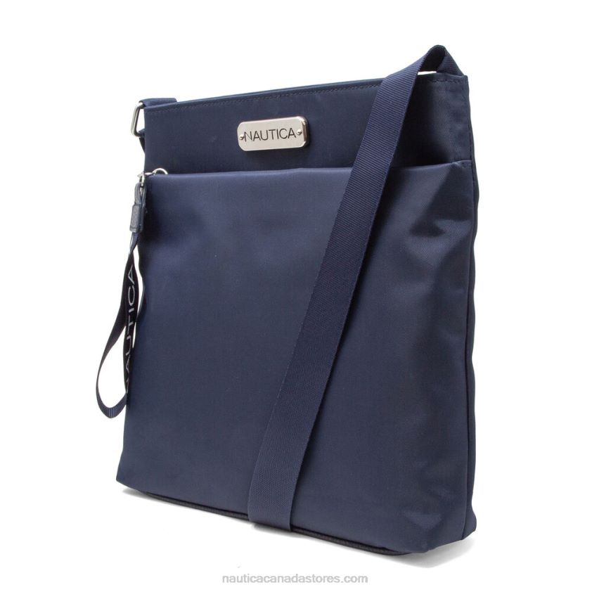 Diver Canvas Crossbody Bag Nautica Women Charcoal Blue Heather R260HV882
