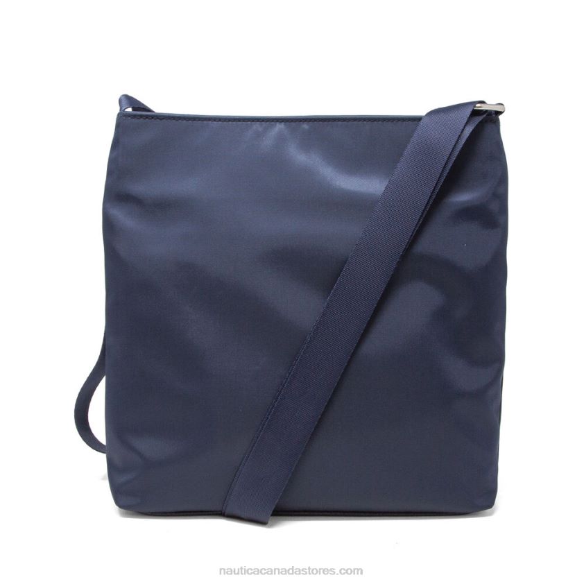 Diver Canvas Crossbody Bag Nautica Women Charcoal Blue Heather R260HV882