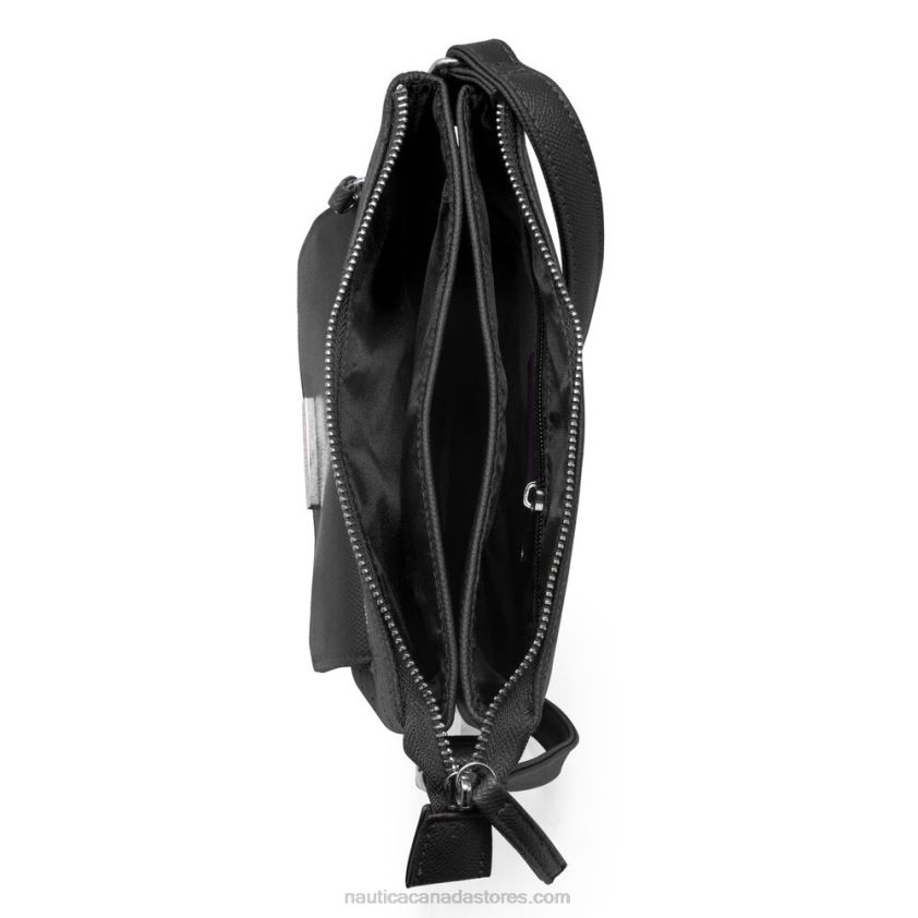 Key Largo Canvas Crossbody Bag Nautica Women True Black R260HV831