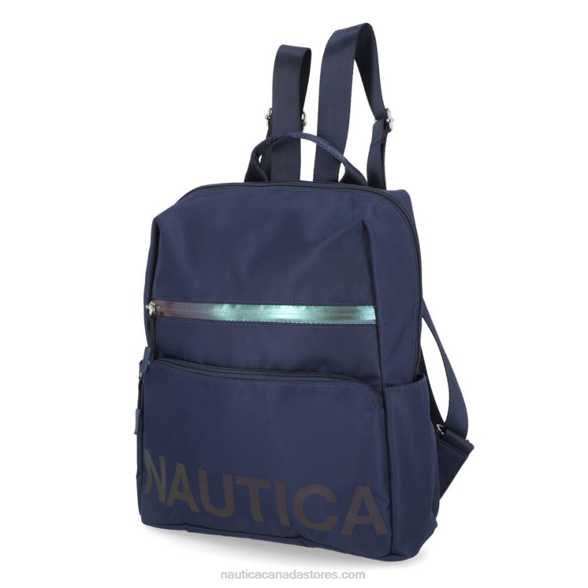 Nylon Logo Backpack Nautica Women Workshirt Blue R260HV952