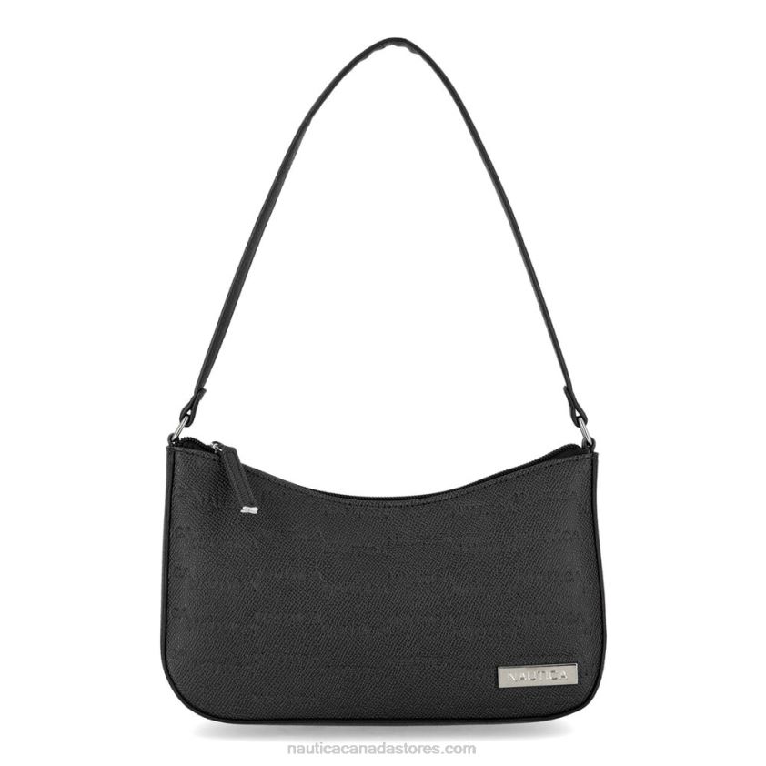 Printed Baguette Shoulder Bag Nautica Women Black R260HV931