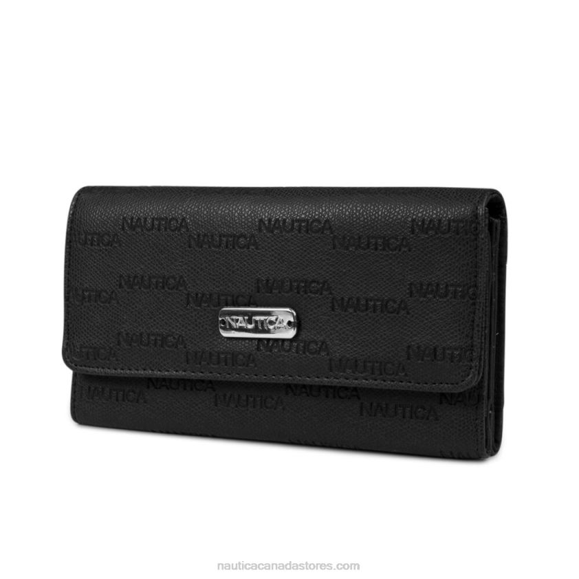 Money Manager Continental Wallet Nautica Women Black R260HV848