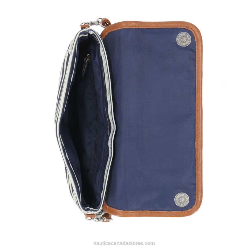 Nylon Mini Wallet Crossbody Bag Nautica Women Workshirt Blue R260HV872