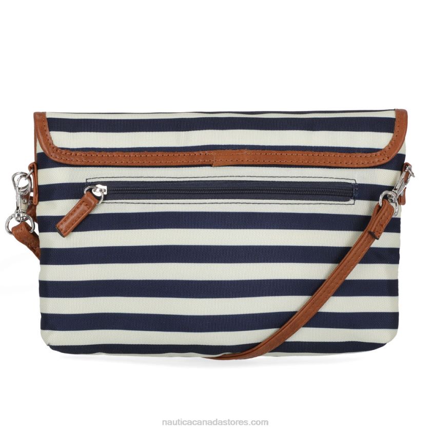 Nylon Mini Wallet Crossbody Bag Nautica Women Workshirt Blue R260HV872