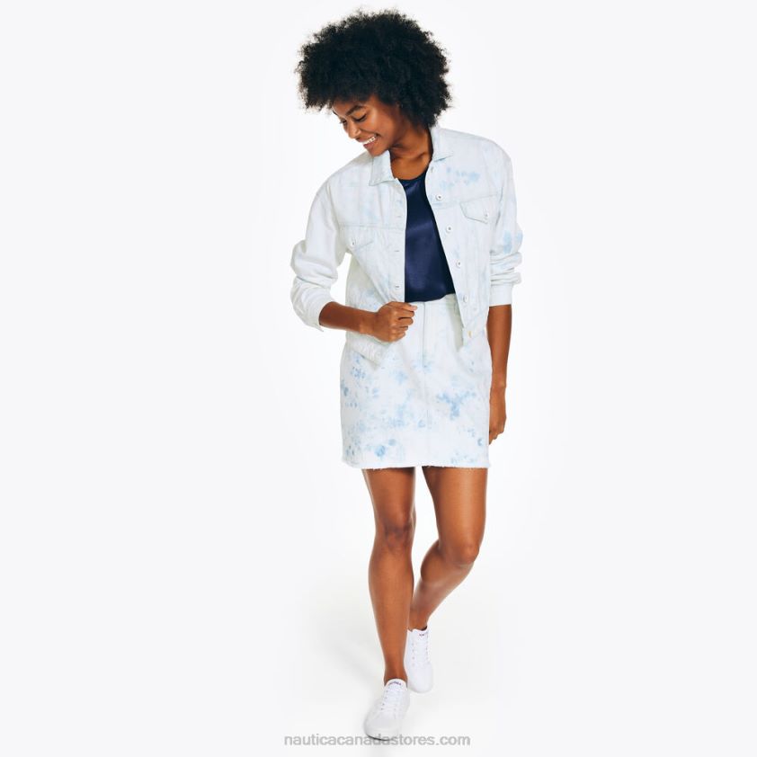 Jeans Co. Cloud Wash Cropped Jacket Nautica Women Shell R260HV761