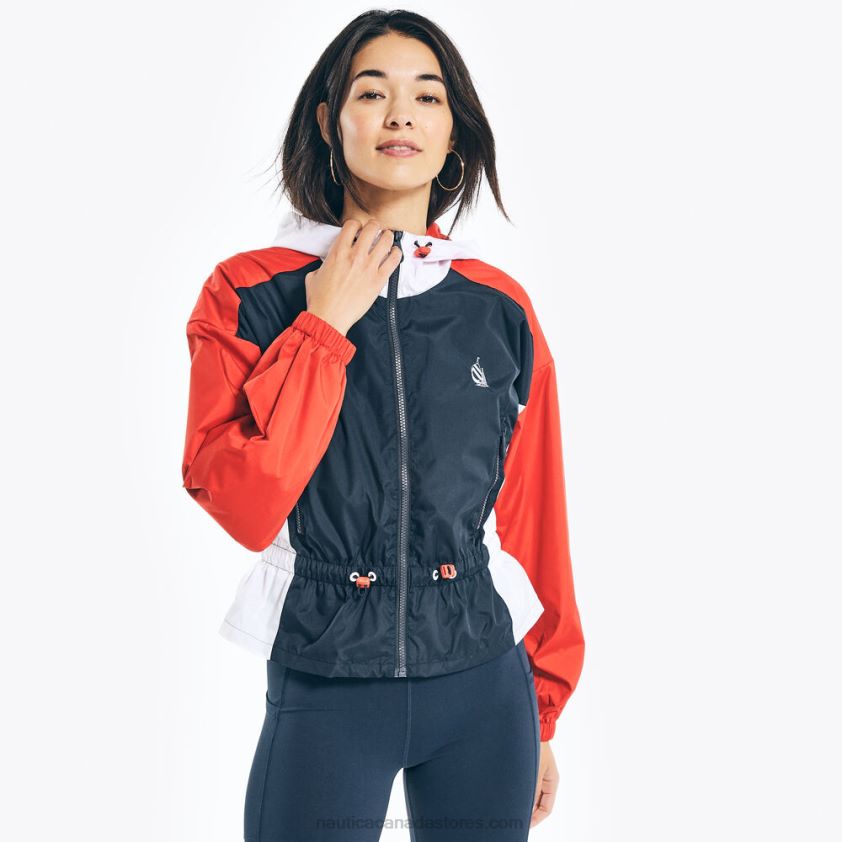 Reissue Colorblock Peplum Jacket Nautica Women Navy R260HV842