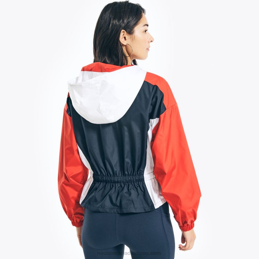 Reissue Colorblock Peplum Jacket Nautica Women Navy R260HV842