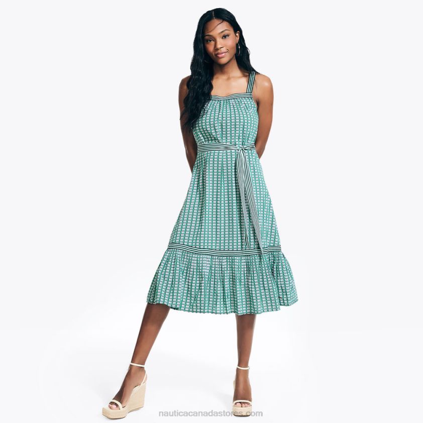 Sustainably Crafted Printed Dress Nautica Women True Black R260HV975