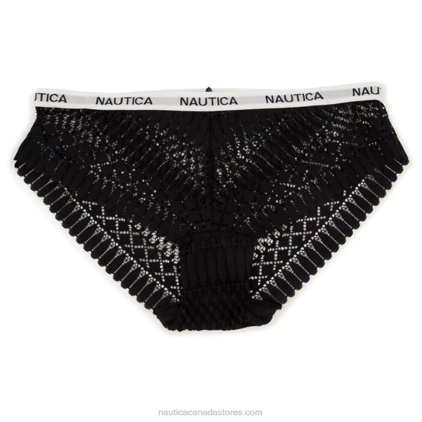 Jacquard Lace Hipster Briefs 5-Pack Nautica Women Black R260HV845