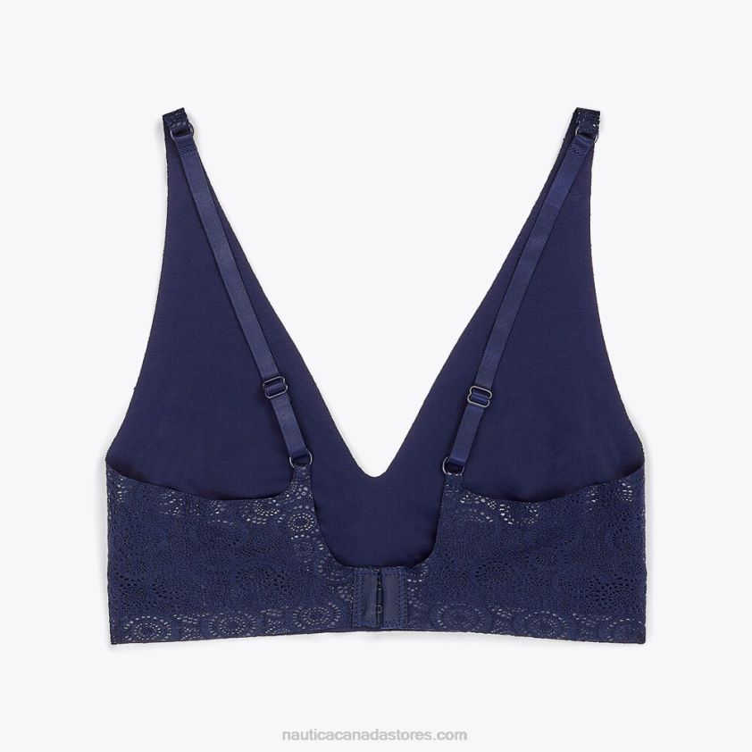 Lace Laser-Cut Logo Lounge Bra 2-Pack Nautica Women Workshirt Blue R260HV1035