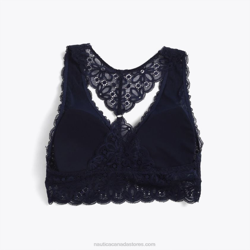 Lace Racerback Bralette 2-Pack Nautica Women Antique White Wash R260HV973