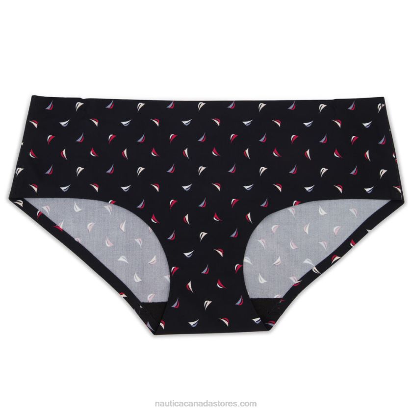 Laser-Cut Hipster Briefs 5-Pack Nautica Women Black R260HV1032