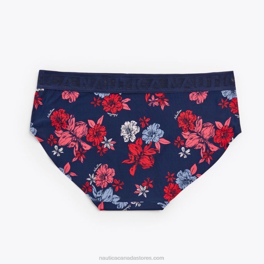 Laser-Cut Nylon Brief 5-Pack Nautica Women Workshirt Blue R260HV1007