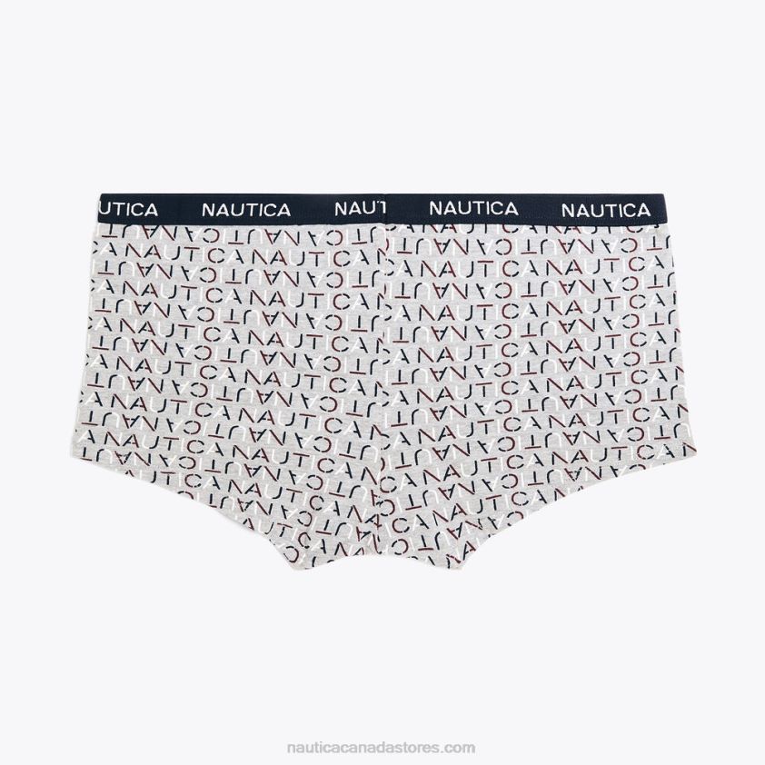 Logo And Printed Boyshorts 7-Pack Nautica Women Glory Red R260HV832