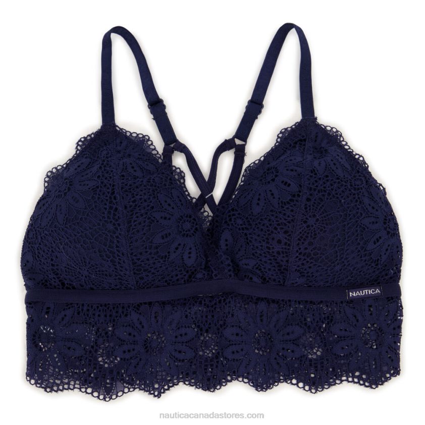 Longline Crossback Lace Bralettes 2-Pack Nautica Women Glory Red R260HV840