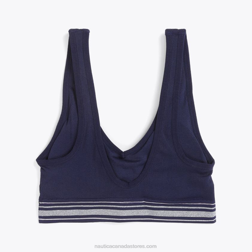 Seamless Jacquard Logo Ribbed Bra 3-Pack Nautica Women Pale Blue R260HV870