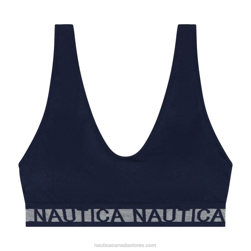 Seamless Logo Bra 3-Pack Nautica Women Workshirt Blue R260HV824