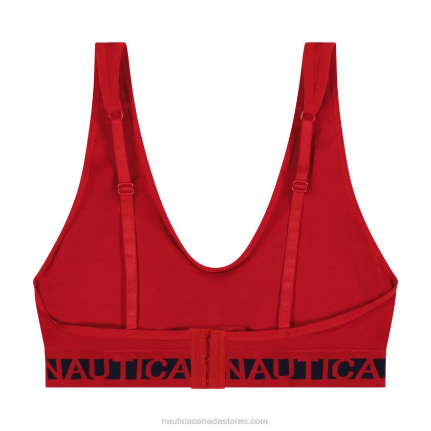 Seamless Logo Bra 3-Pack Nautica Women Workshirt Blue R260HV824